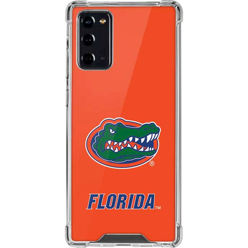 University of Florida Gators Mascot Galaxy Note20 5G Clear Case