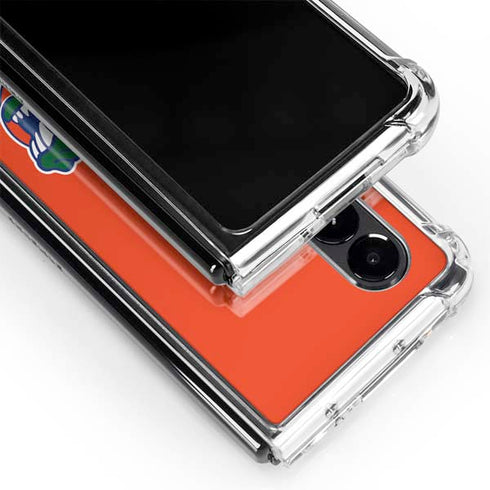 University of Florida Gators Mascot Galaxy Z Fold4 5G Clear Case