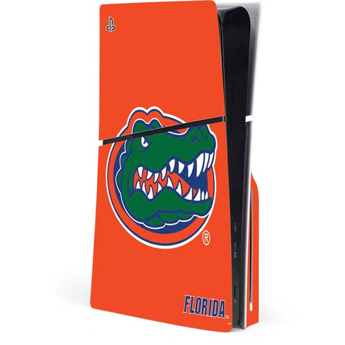 University of Florida Gators Mascot Logo PS5 Slim Disk Console Skin