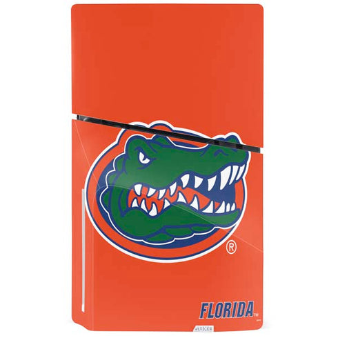 University of Florida Gators Mascot Logo PS5 Slim Disk Console Skin