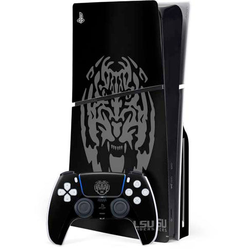 Louisiana State University - LSU Geaux Tigers PS5 Slim Disk Bundle Skin