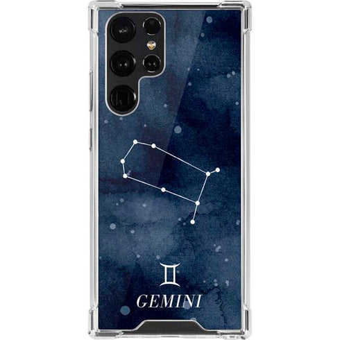 Gemini Constellation Galaxy S22 Ultra Clear Case