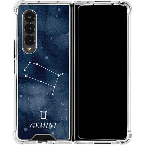 Gemini Constellation Galaxy Z Fold4 5G Clear Case