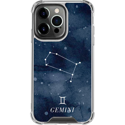 Gemini Constellation iPhone 15 Pro Clear Case