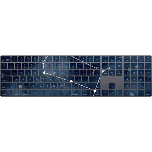 Gemini Constellation Magic Keyboard with Numeric Keypad Skin