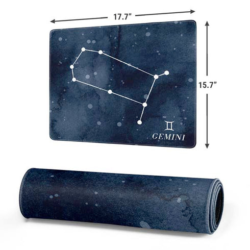 Gemini Constellation Gaming Mouse Pad