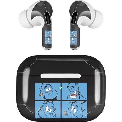 Disney Aladdin Genie Faces Grid AirPods Pro 2nd Gen Skin