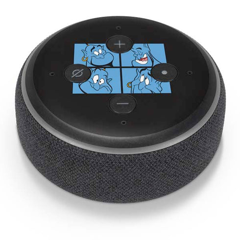 Disney Aladdin Genie Faces Grid Amazon Echo Dot Skin