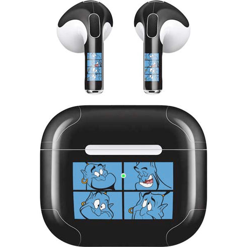 Disney Aladdin Genie Faces Grid Apple AirPods (3rd Gen 2021) Skin