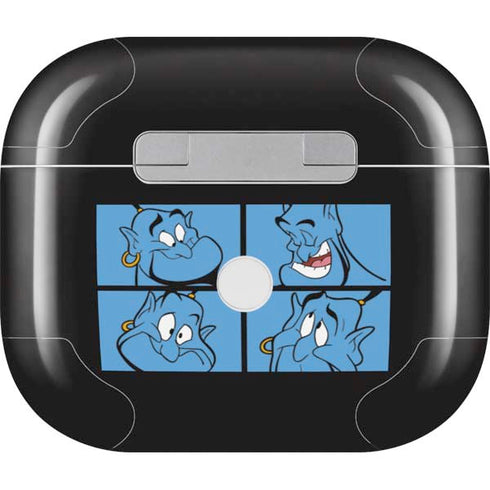 Disney Aladdin Genie Faces Grid Apple AirPods (3rd Gen 2021) Skin