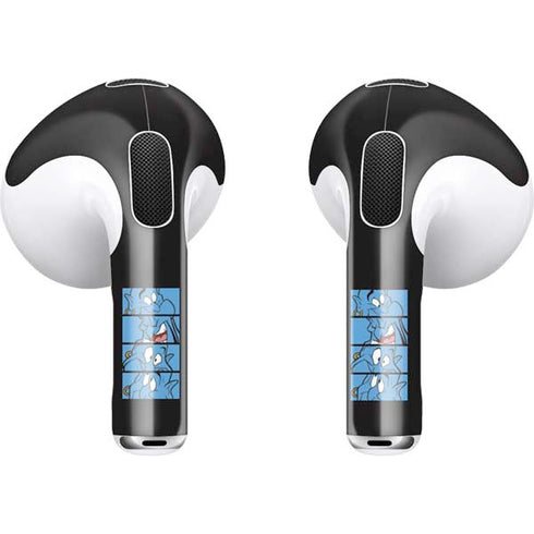 Disney Aladdin Genie Faces Grid Apple AirPods (3rd Gen 2021) Skin