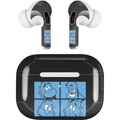 Disney Aladdin Genie Faces Grid Apple AirPods Pro Skin