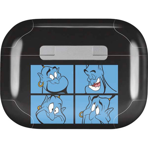 Disney Aladdin Genie Faces Grid Apple AirPods Pro Skin