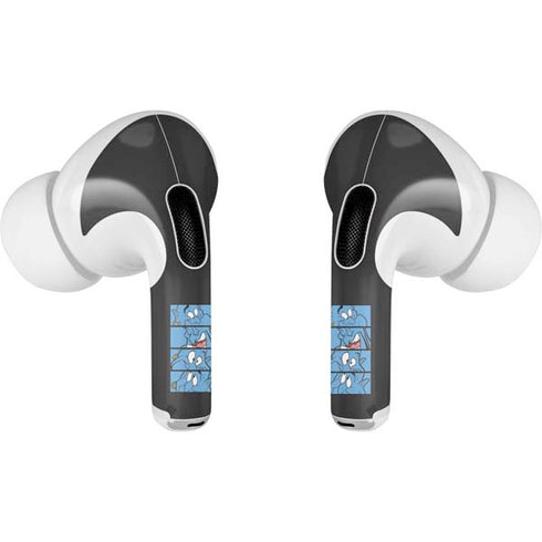 Disney Aladdin Genie Faces Grid Apple AirPods Pro Skin