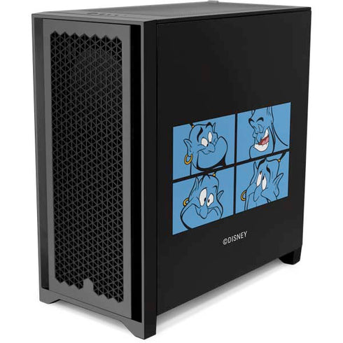 Disney Aladdin Genie Faces Grid Corsair 4000D Tempered Glass Mid-Tower ATX Case Skin