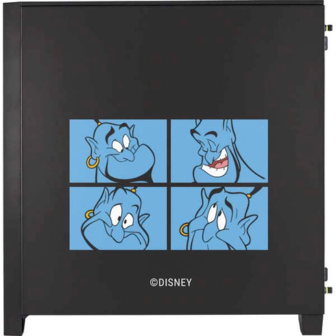 Disney Aladdin Genie Faces Grid Corsair 4000D Tempered Glass Mid-Tower ATX Case Skin