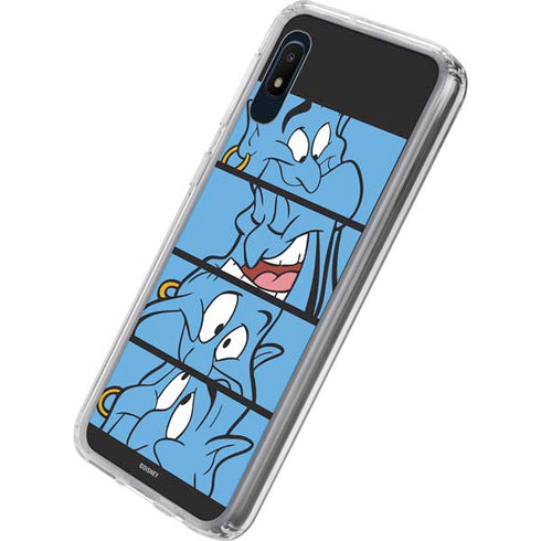 Disney Aladdin Genie Faces Grid Galaxy A10e Clear Case