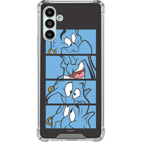 Disney Aladdin Genie Faces Grid Galaxy A13 5G Clear Case
