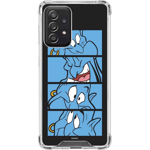Disney Aladdin Genie Faces Grid Galaxy A52 5G Clear Case