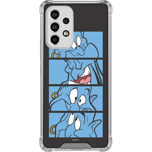 Disney Aladdin Genie Faces Grid Galaxy A53 5G Clear Case