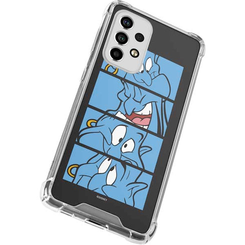 Disney Aladdin Genie Faces Grid Galaxy A53 5G Clear Case