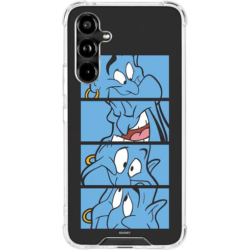 Disney Aladdin Genie Faces Grid Galaxy A54 5G Clear Case