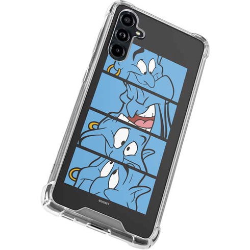 Disney Aladdin Genie Faces Grid Galaxy A54 5G Clear Case