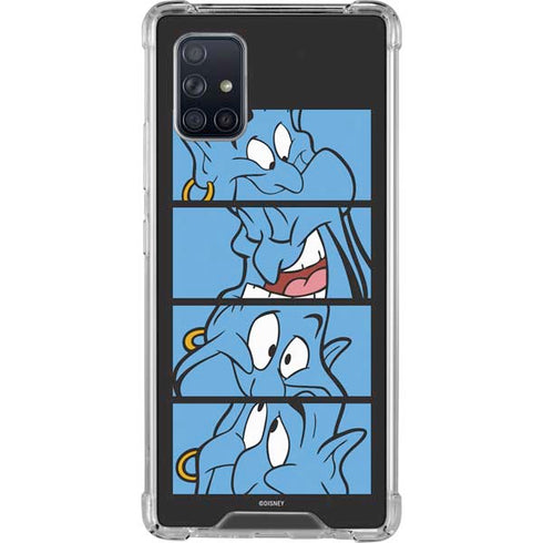 Disney Aladdin Genie Faces Grid Galaxy A71 5G Clear Case