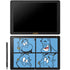 Disney Aladdin Genie Faces Grid Galaxy Book 12in Skin