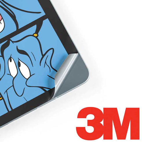Disney Aladdin Genie Faces Grid Galaxy Book 12in Skin