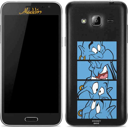 Disney Aladdin Genie Faces Grid Galaxy J3 Skin