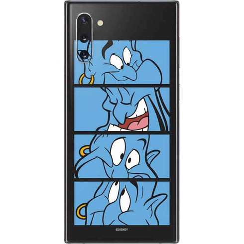 Disney Aladdin Genie Faces Grid Galaxy Note 10 Skin