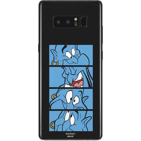 Disney Aladdin Genie Faces Grid Galaxy Note 8 Skin