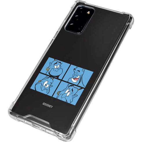 Disney Aladdin Genie Faces Grid Galaxy Note20 5G Clear Case
