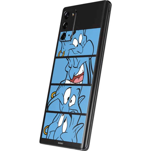 Disney Aladdin Genie Faces Grid Galaxy Note20 5G Skin