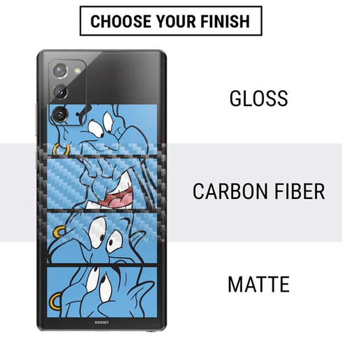 Disney Aladdin Genie Faces Grid Galaxy Note20 5G Skin