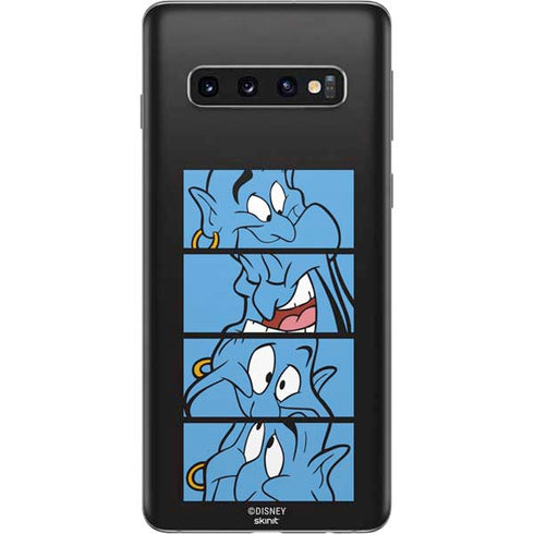 Disney Aladdin Genie Faces Grid Galaxy S10 Skin