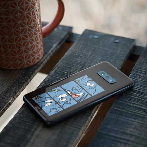 Disney Aladdin Genie Faces Grid Galaxy S10e Skin