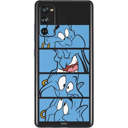Disney Aladdin Genie Faces Grid Galaxy S20 Fan Edition Skin