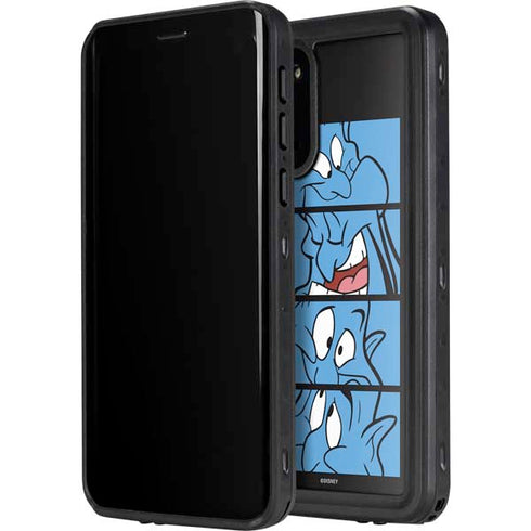 Disney Aladdin Genie Faces Grid Galaxy S20 Plus Waterproof Case