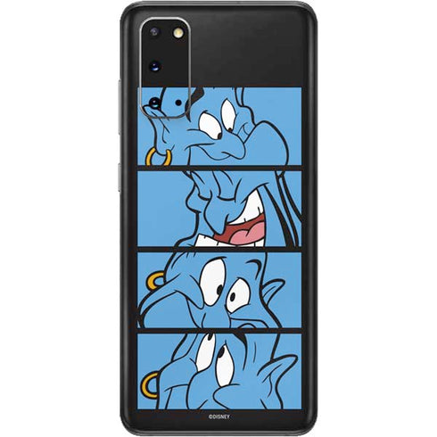 Disney Aladdin Genie Faces Grid Galaxy S20 Skin