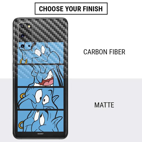 Disney Aladdin Genie Faces Grid Galaxy S20 Skin