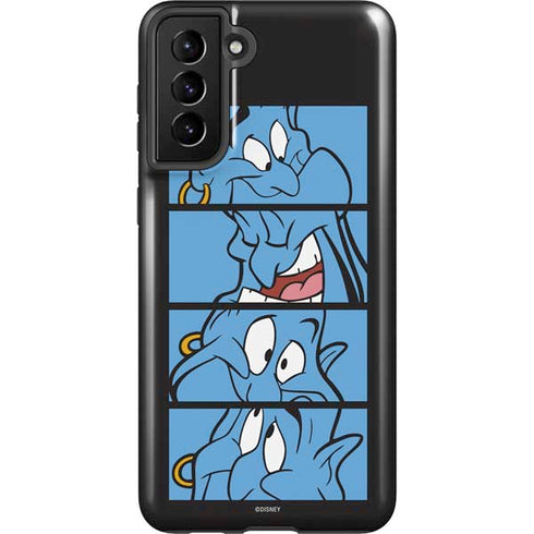 Disney Aladdin Genie Faces Grid Galaxy S21 Plus 5G Pro Case