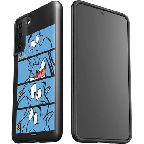 Disney Aladdin Genie Faces Grid Galaxy S21 Plus 5G Pro Case