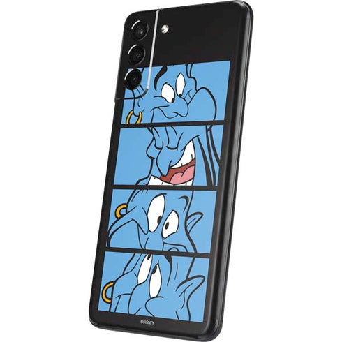 Disney Aladdin Genie Faces Grid Galaxy S21 Plus 5G Skin