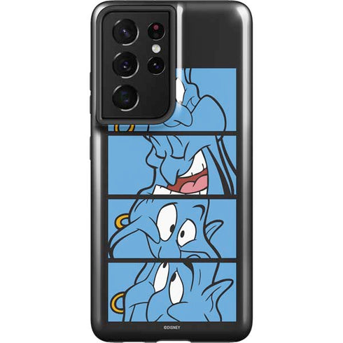 Disney Aladdin Genie Faces Grid Galaxy S21 Ultra 5G Pro Case