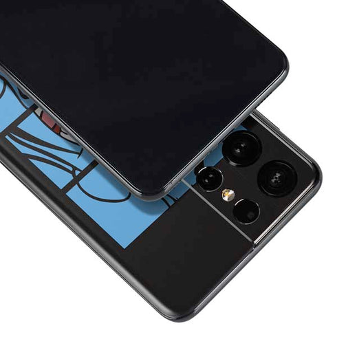 Disney Aladdin Genie Faces Grid Galaxy S21 Ultra 5G Skin