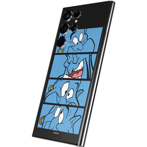 Disney Aladdin Genie Faces Grid Galaxy S22 Ultra Skin