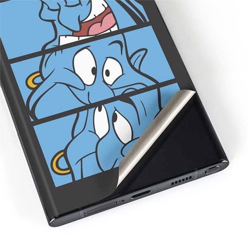 Disney Aladdin Genie Faces Grid Galaxy S22 Ultra Skin