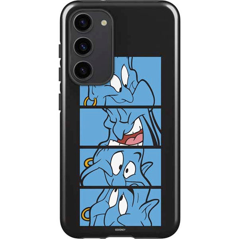 Disney Aladdin Genie Faces Grid Galaxy S23 Plus Pro Case